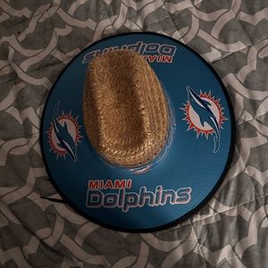 Miami Dolphins straw hat
